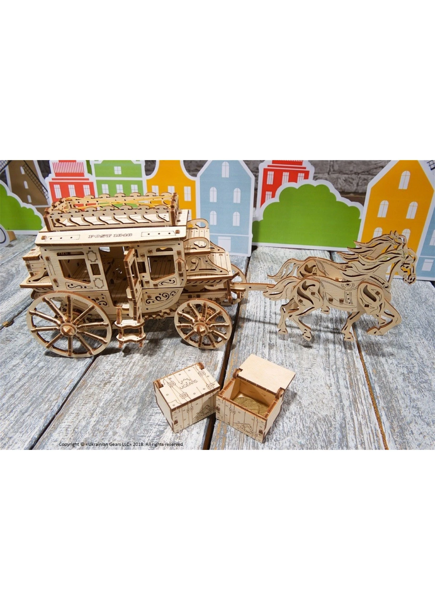 UGEARS Stagecoach 6 UGEARS Stagecoach - Image 5