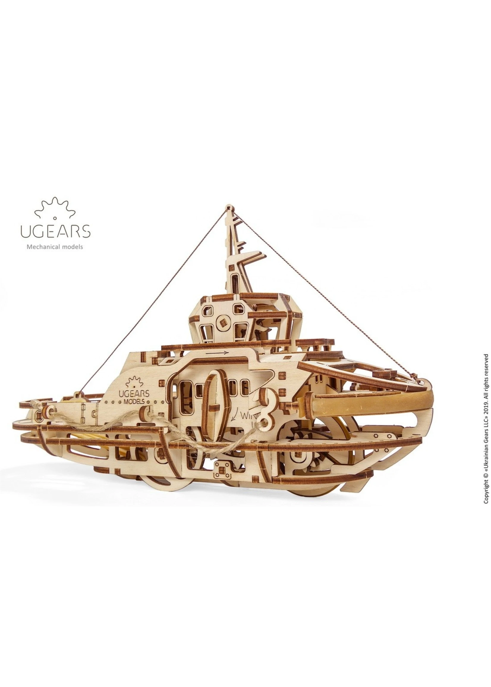 UGEARS Tugboat 4 UGEARS Tugboat - Image 2