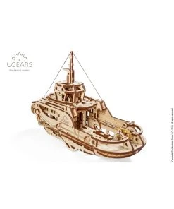 UGEARS Tugboat 14 UGEARS Tugboat -Fascinations Metal Earth-shop ugears tugboat 3