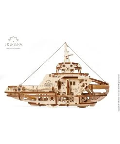 UGEARS Tugboat 15 UGEARS Tugboat -Fascinations Metal Earth-shop ugears tugboat 4