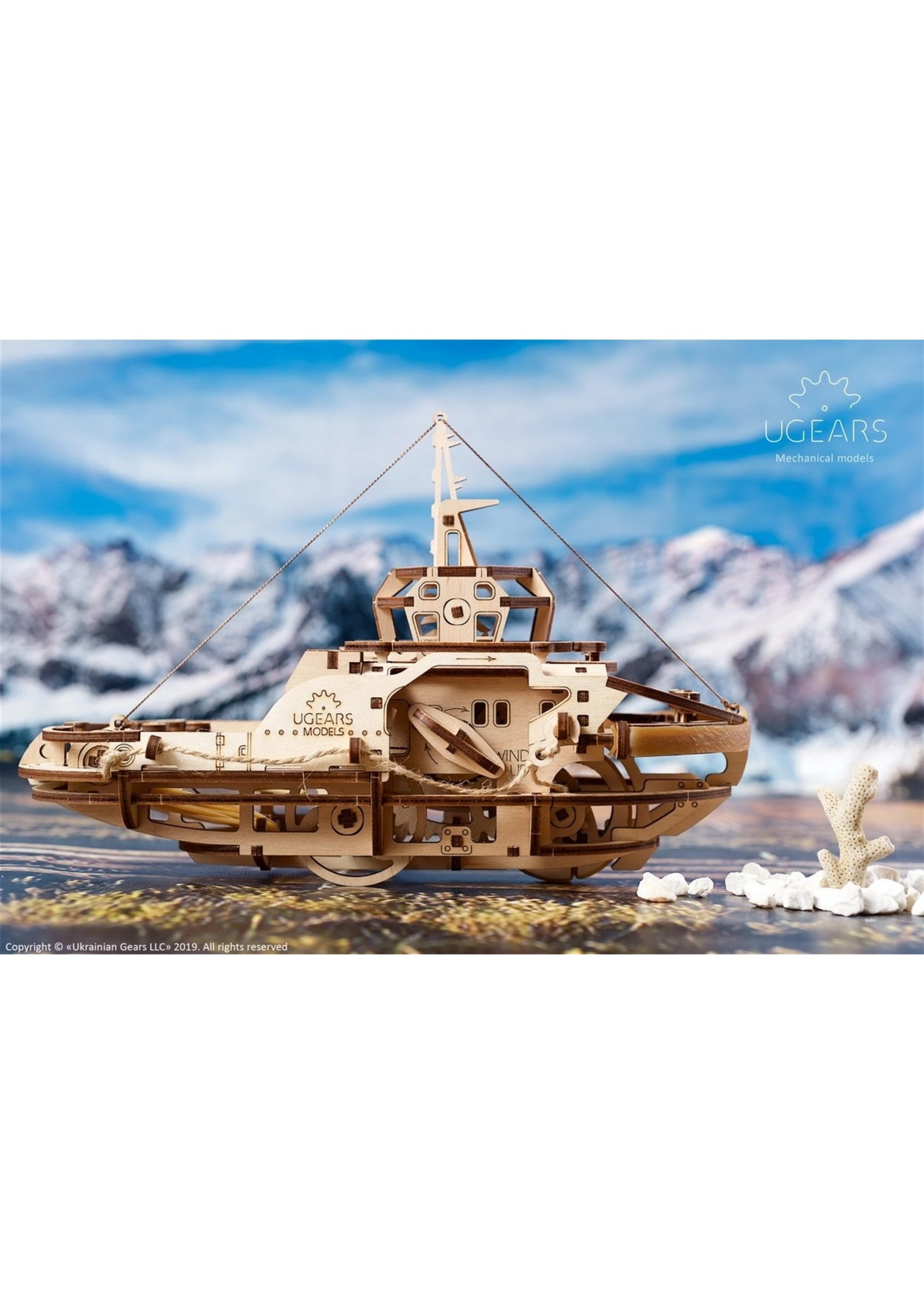 UGEARS Tugboat 9 UGEARS Tugboat - Image 7