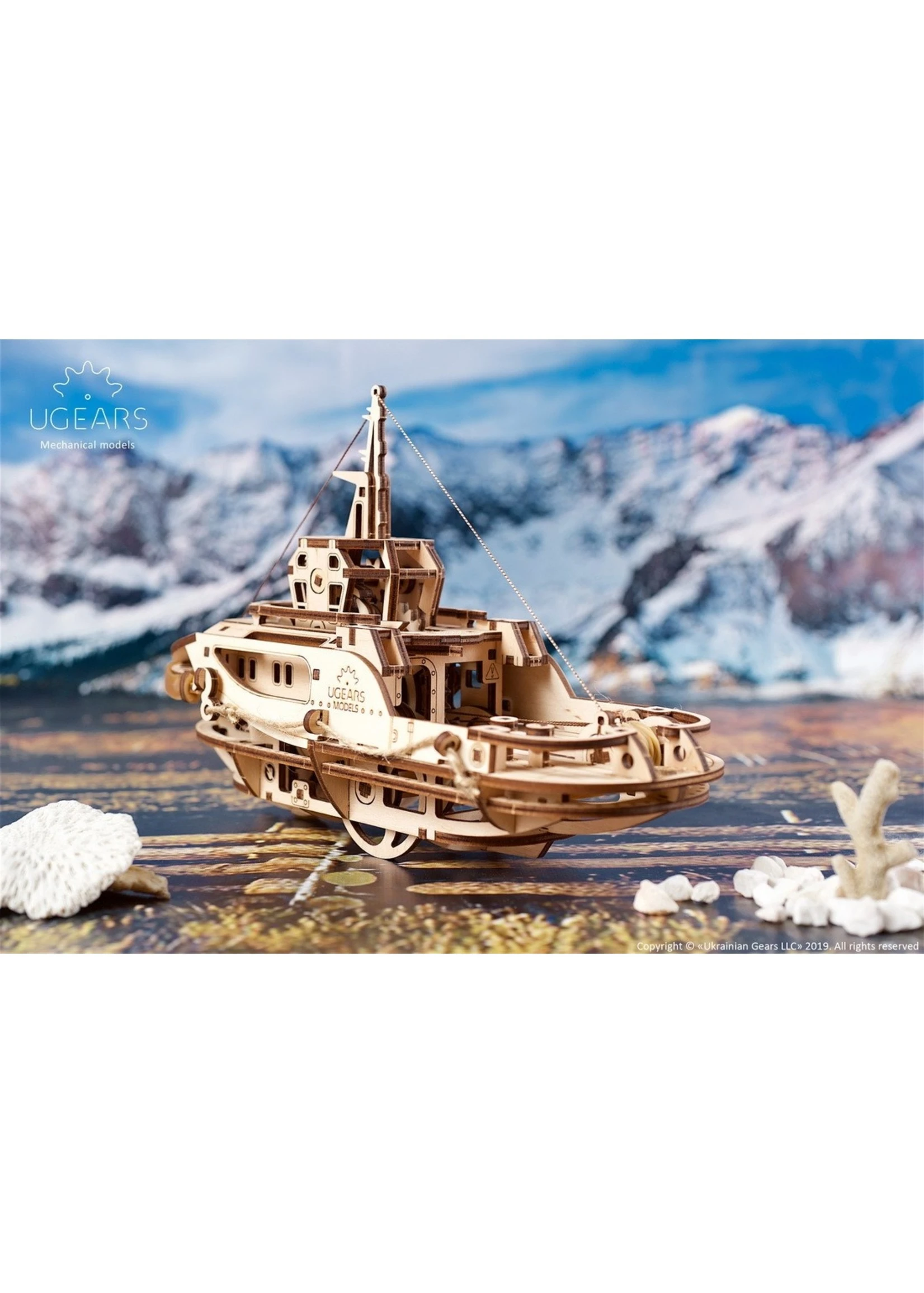 UGEARS Tugboat 10 UGEARS Tugboat - Image 8