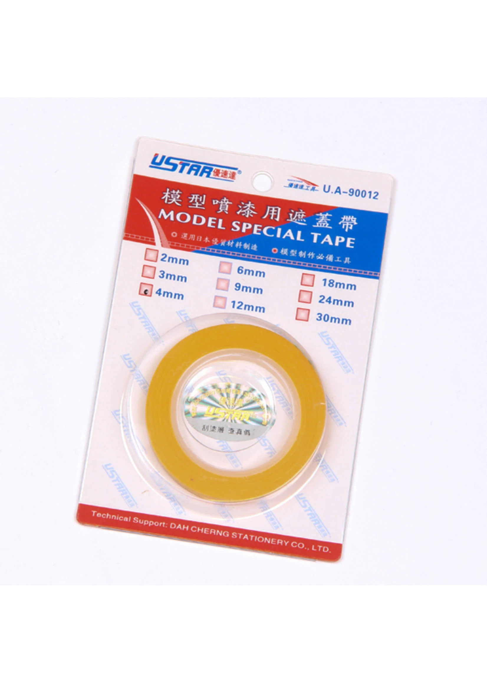 UA90012-4 - USTAR Masking Tape 4mm X 18m