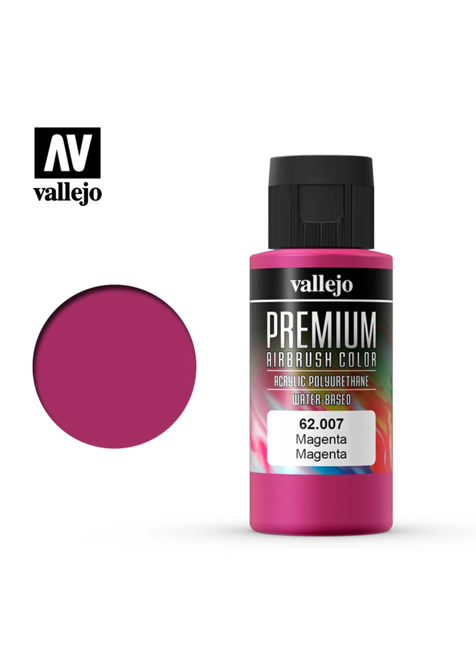Vallejo 62.007 - Premium Airbrush Color Magenta - 60ml 3 Vallejo 62.007 - Premium Airbrush Color Magenta - 60ml