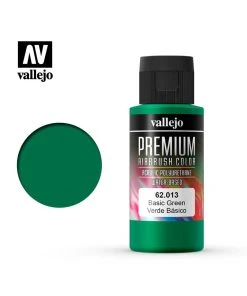 Vallejo 62.013 - Premium Airbrush Color Basic Green - 60ml