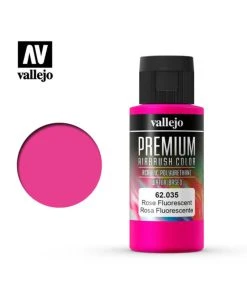 Vallejo 62.035 - Premium Airbrush Color Fluorescent Rose - 60ml