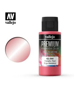 Vallejo 62.044 - Premium Airbrush Color Metallic Red - 60ml