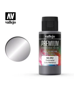 Vallejo 62.052 - Premium Airbrush Color Gunmetal - 60ml