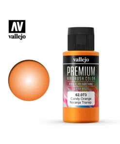 Vallejo 62.073 - Premium Airbrush Color Candy Orange - 60ml
