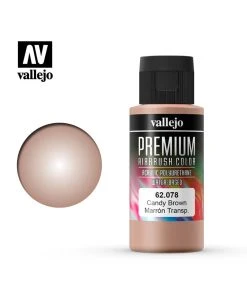 Vallejo 62.078 - Premium Airbrush Color Candy Brown - 60ml