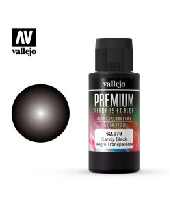 Vallejo 62.079 - Premium Airbrush Color Candy Black - 60ml