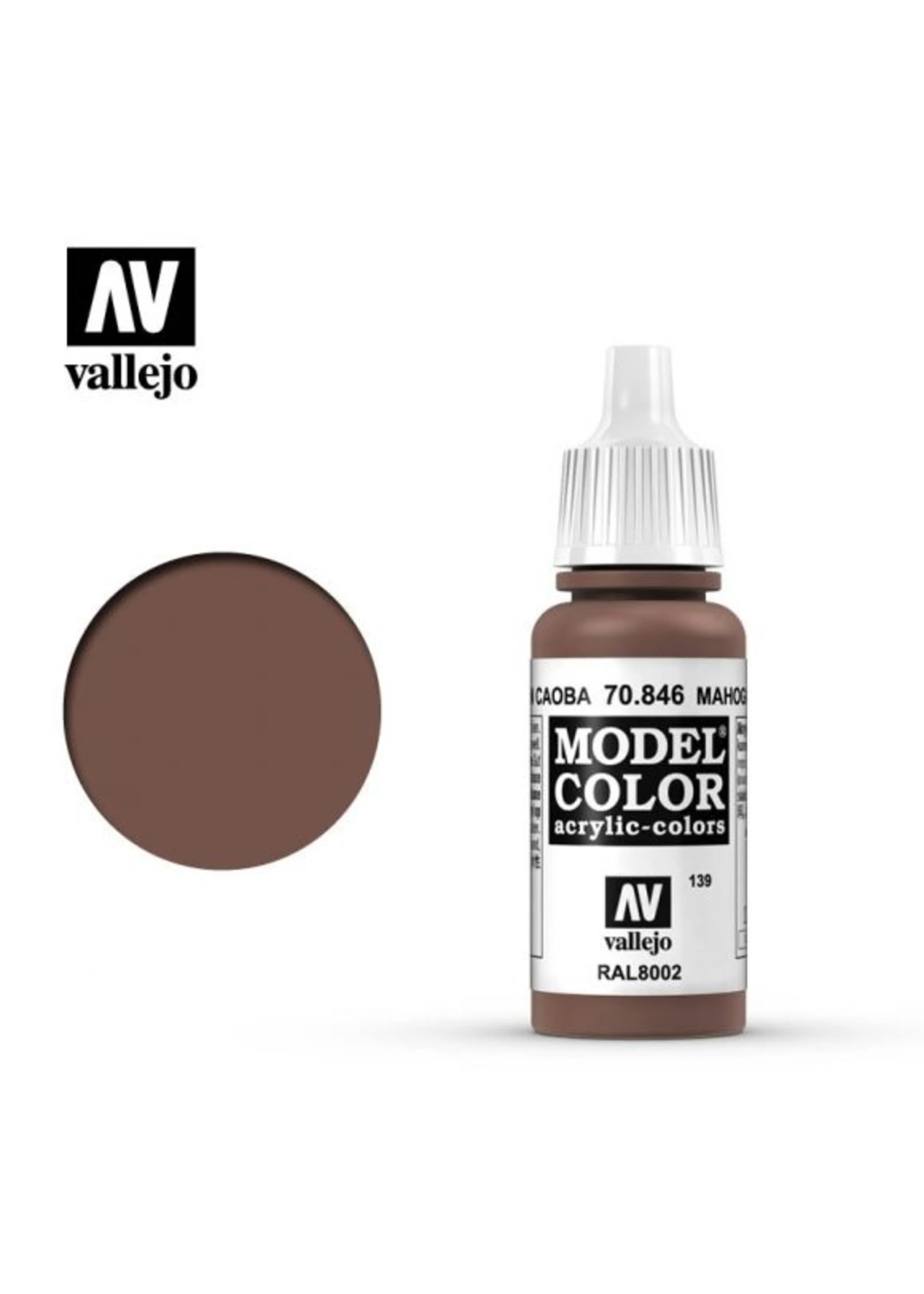 Vallejo 70.846 - Model Color Mahogany Brown