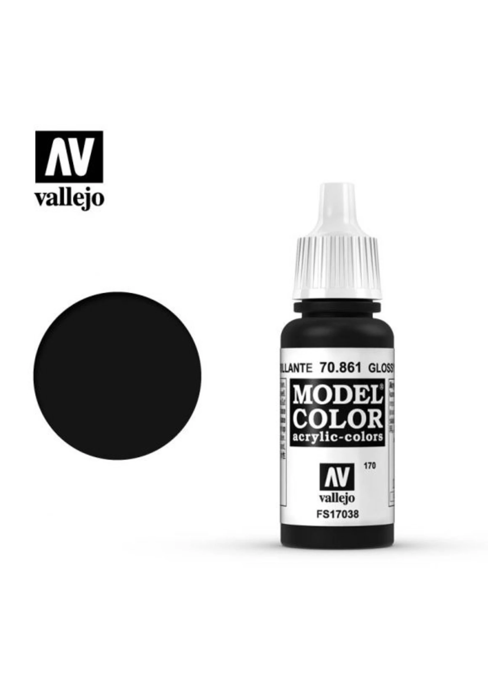 Vallejo 70.861 - Model Color Glossy Black 3 Vallejo 70.861 - Model Color Glossy Black