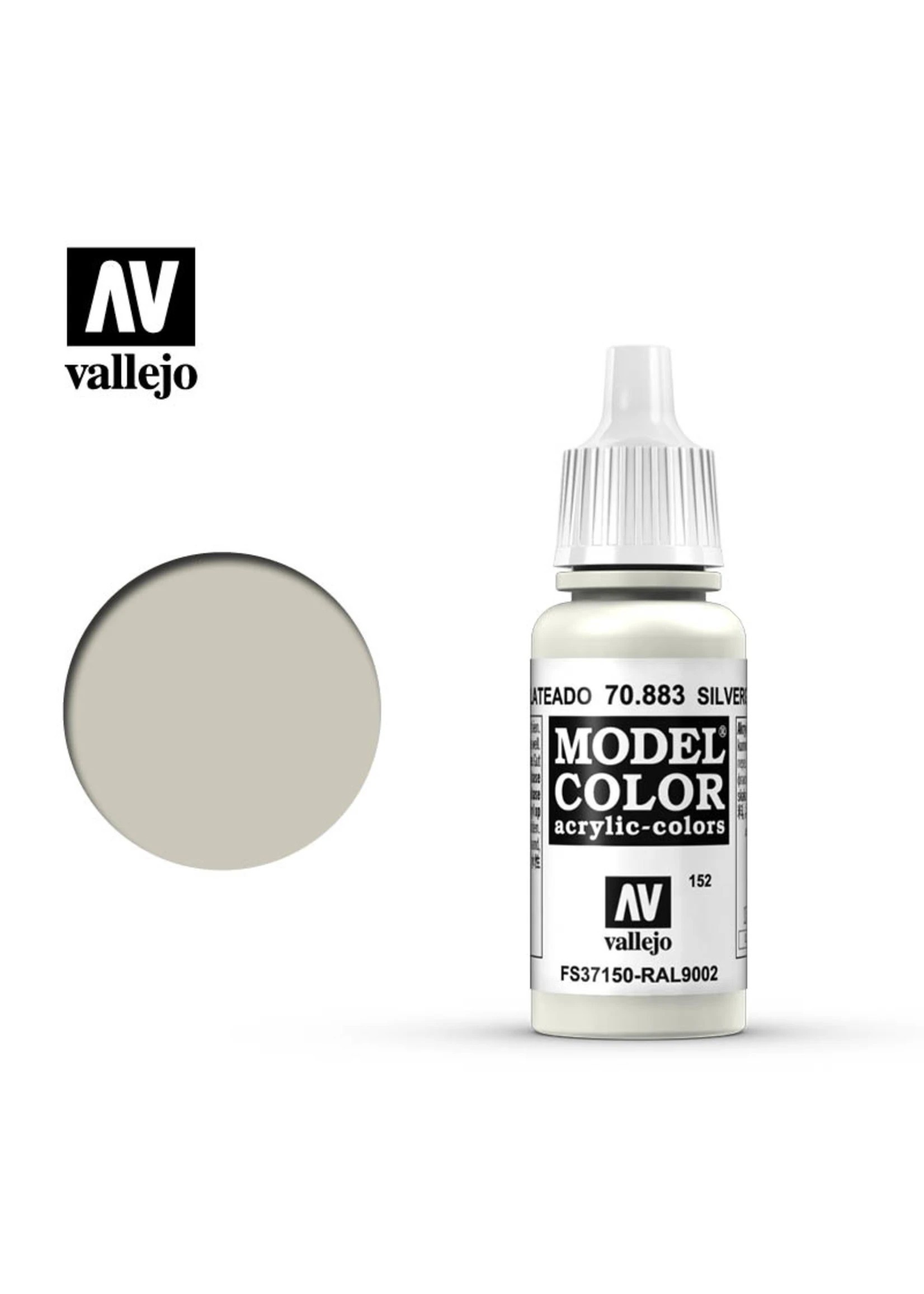 Vallejo 70.883 - Model Color Silver Grey 3 Vallejo 70.883 - Model Color Silver Grey
