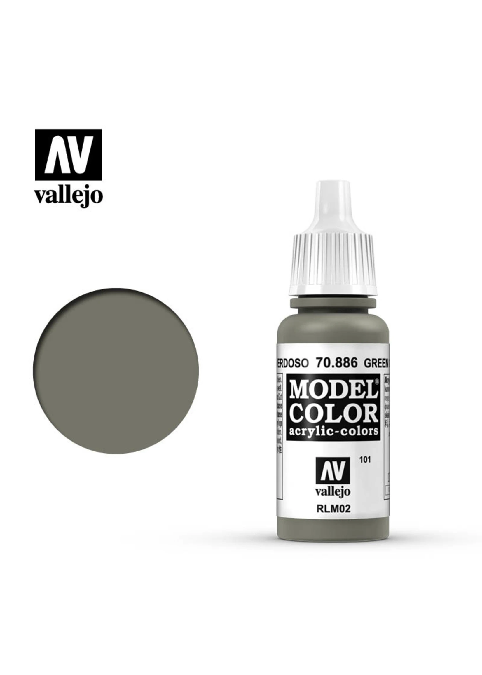 Vallejo 70.886 - Model Color Green Grey 3 Vallejo 70.886 - Model Color Green Grey