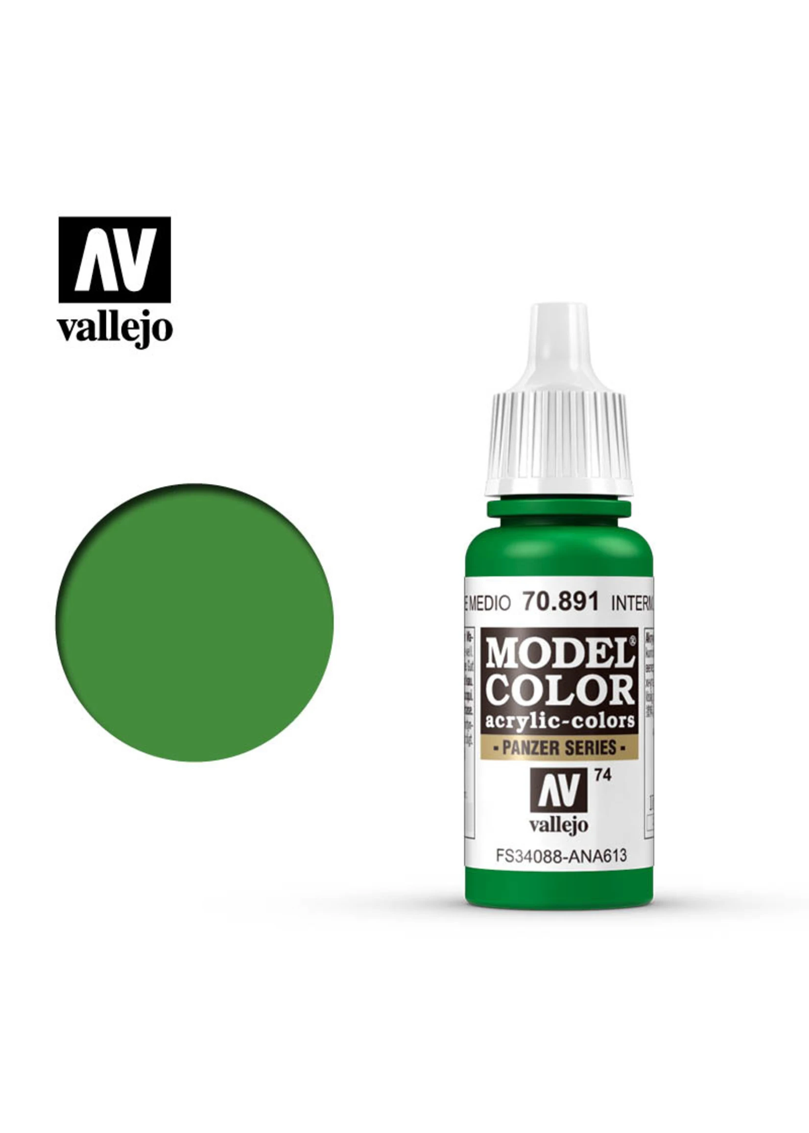 Vallejo 70.891 - Model Color Intermediate Green