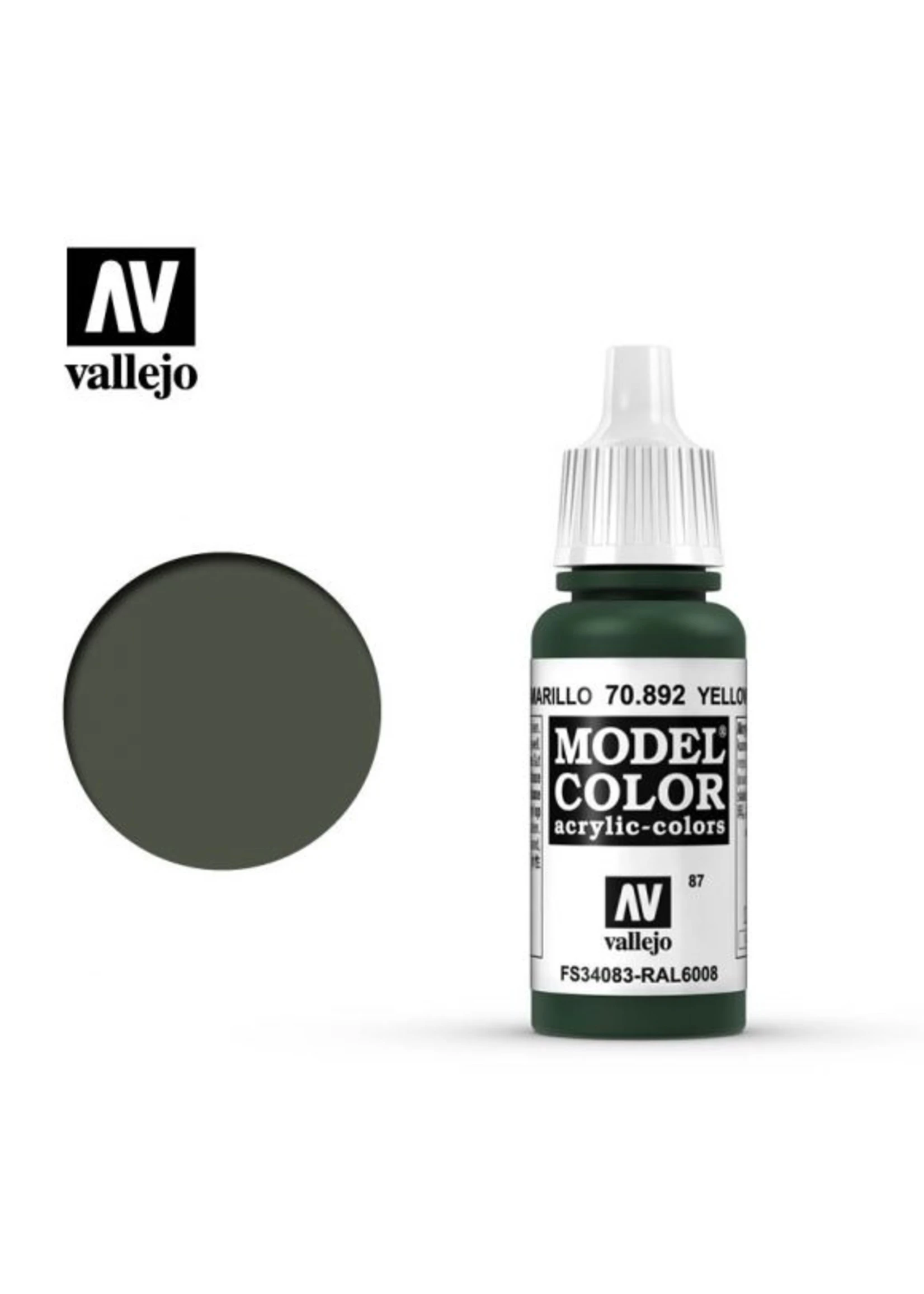 Vallejo 70.892 - Model Color Yellow Olive 3 Vallejo 70.892 - Model Color Yellow Olive