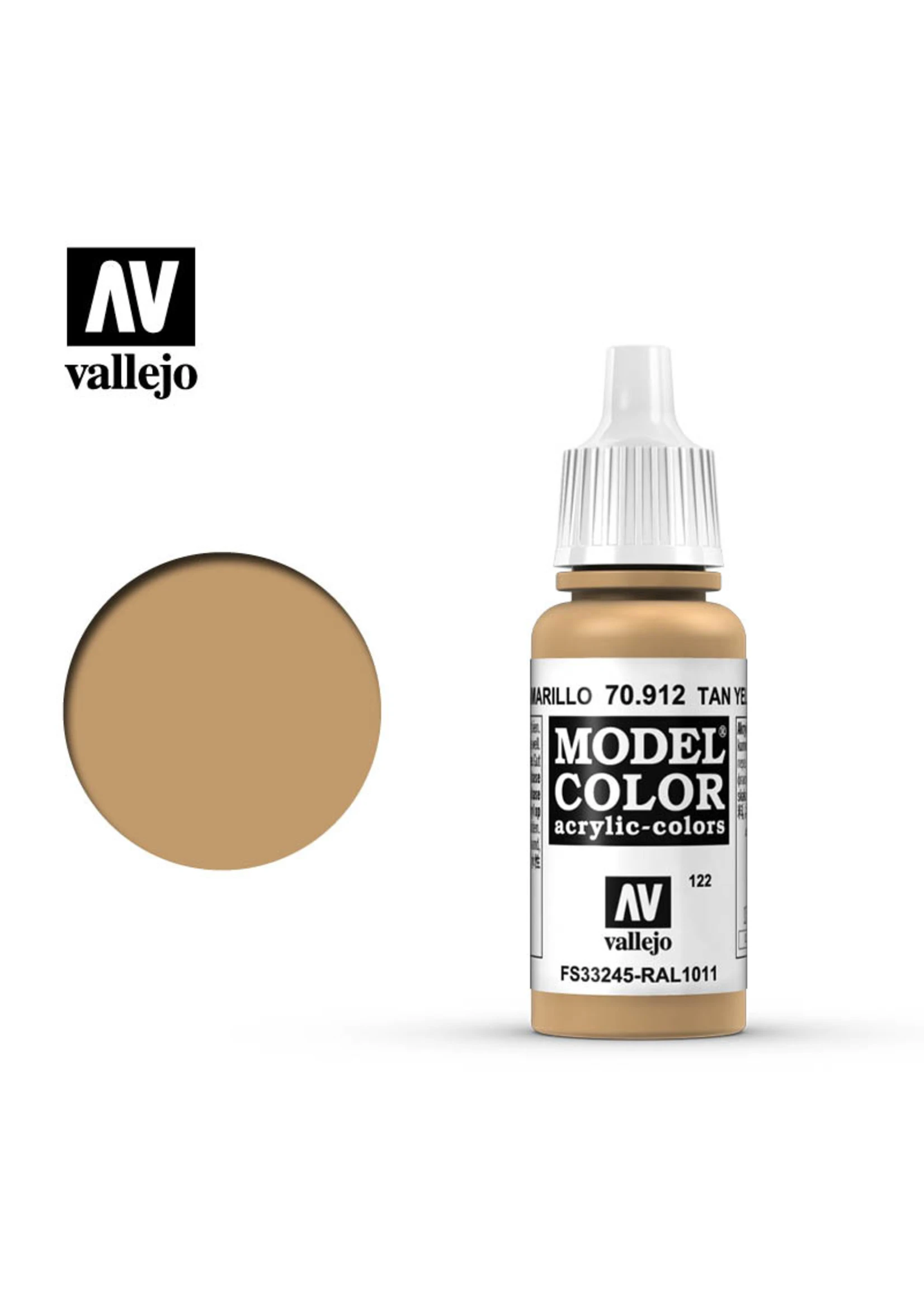 Vallejo 70.912 - Model Color Tan Yellow 3 Vallejo 70.912 - Model Color Tan Yellow
