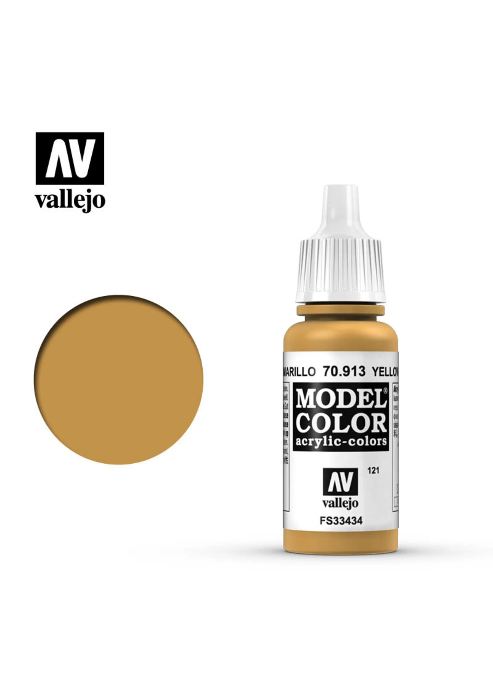 Vallejo 70.913 - Model Color Yellow Ochre 3 Vallejo 70.913 - Model Color Yellow Ochre