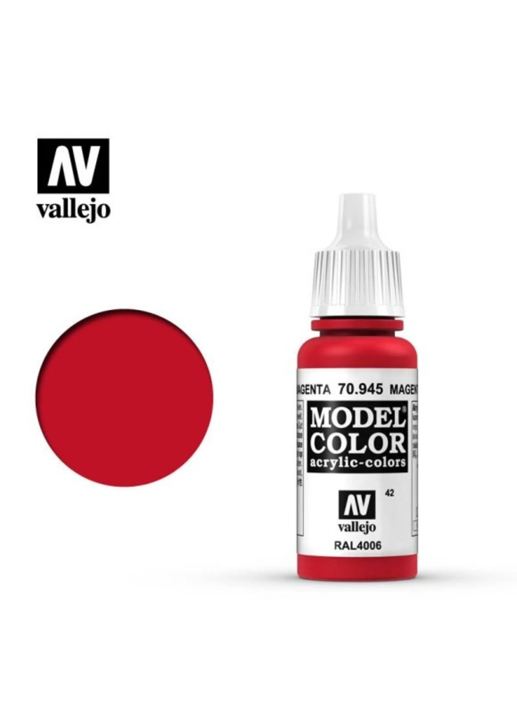 Vallejo 70.945 - Model Color Magenta 3 Vallejo 70.945 - Model Color Magenta