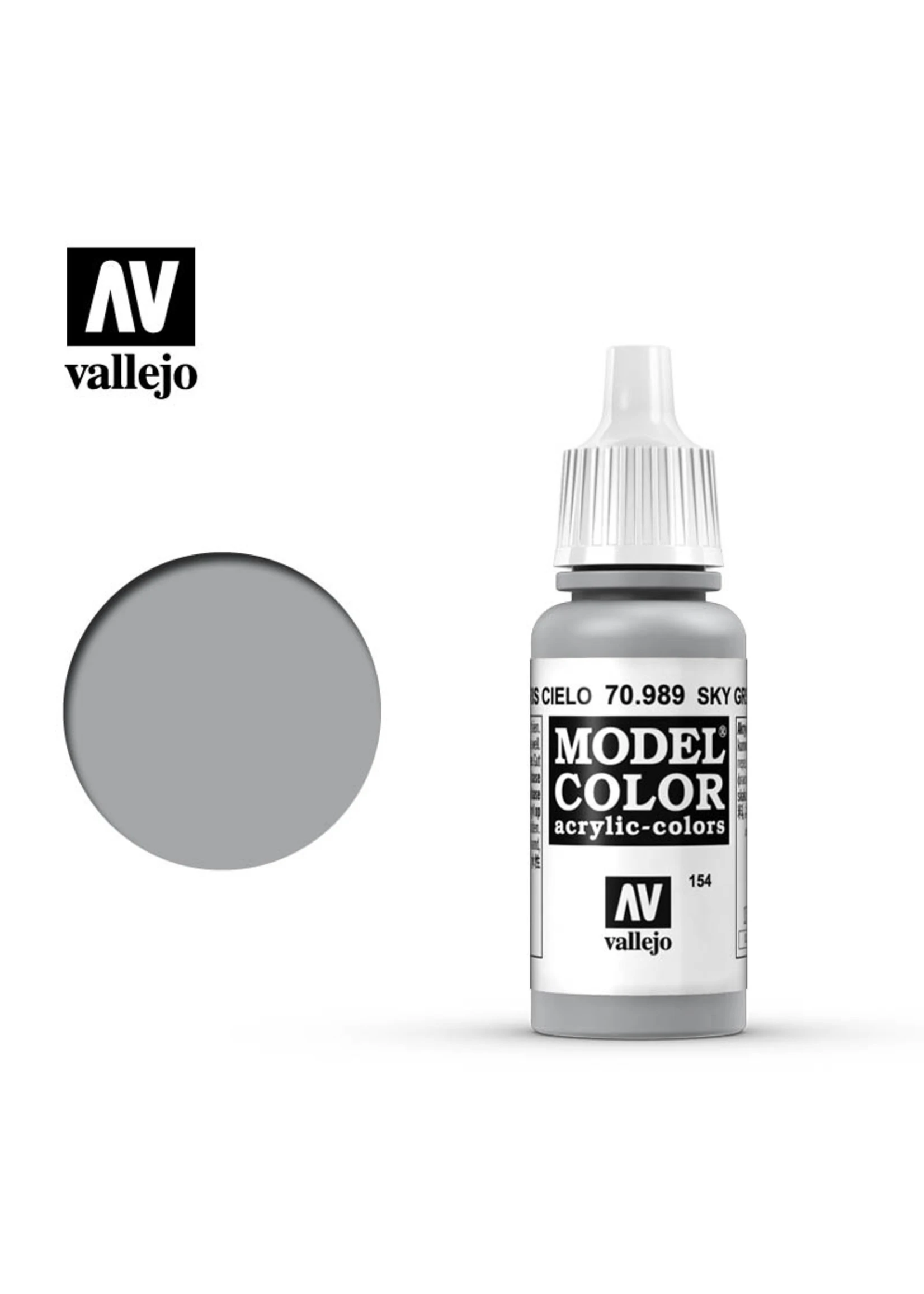 Vallejo 70.989 - Model Color Sky Grey 3 Vallejo 70.989 - Model Color Sky Grey