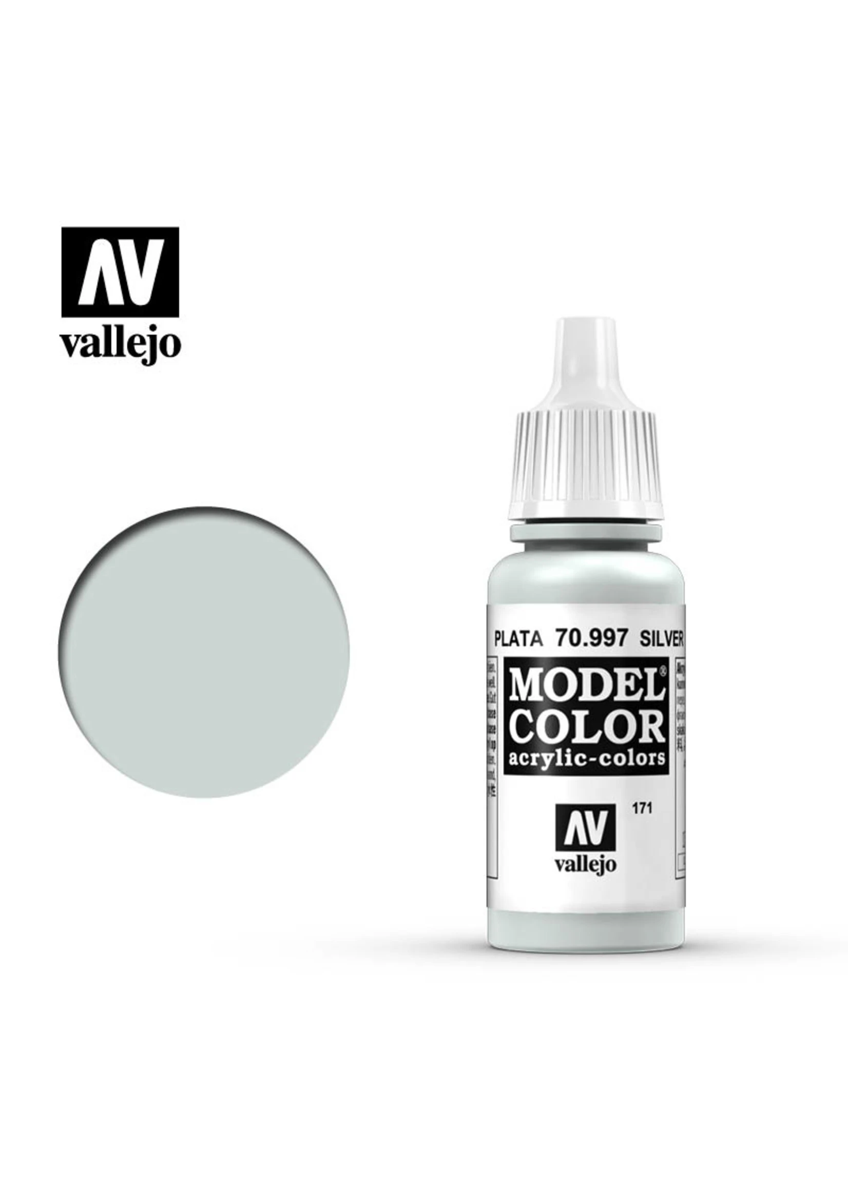 Vallejo 70.997 - Model Color Silver 3 Vallejo 70.997 - Model Color Silver