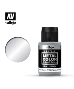 Vallejo 77.706 - Metal Color White Aluminum
