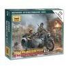 Zvezda 6142 - 1/72 German Motorcycle R-12 -Fascinations Metal Earth-shop zvezda 6142 1 72 german motorcycle r 12