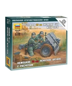 Zvezda 6156 - 1/72 German 75mm Infantry Gun