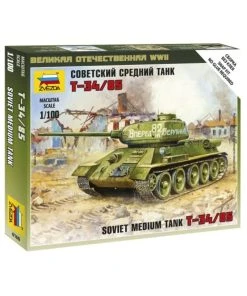 Zvezda 6160 - 1/100 Soviet T3.4/85 Medium Tank