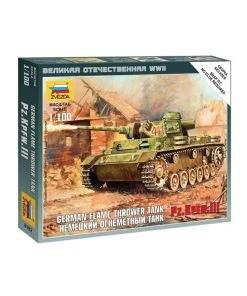 Zvezda 6162 - 1/100 German Flame Thrower Tank Pz.Kfw III