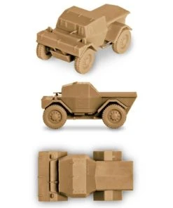 Alternative view of Zvezda 6229 - 1/100 British Dingo Mk-1