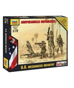 Zvezda 7407 - 1/72 U.S. Mechanized Infantry